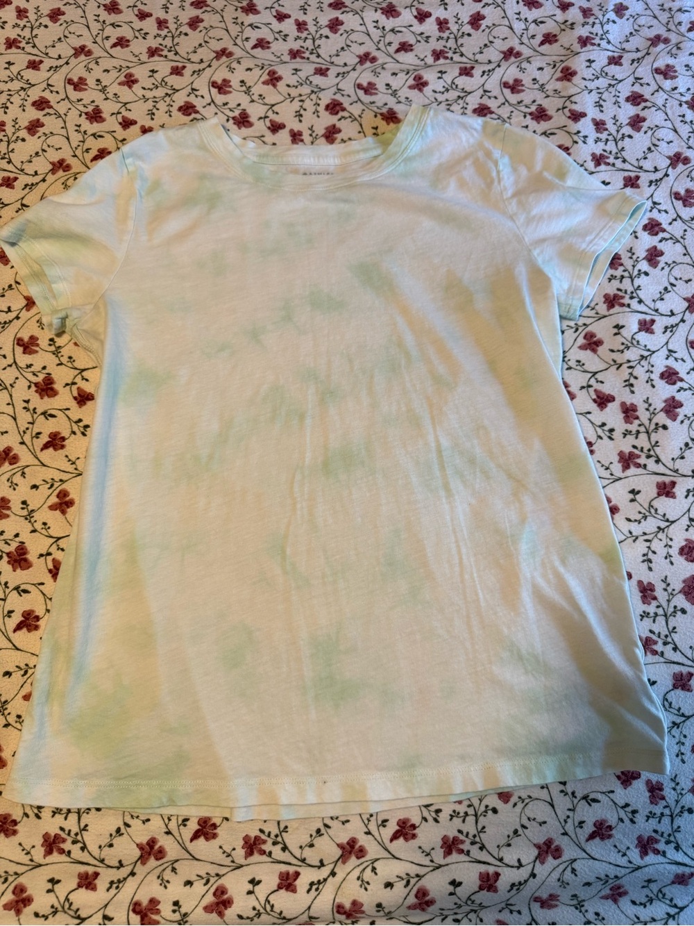 Athleta Short-Sleeve Tee in Pale Green Tie-Dye
